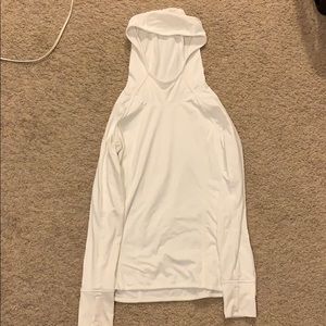 Athleta white hoodie
